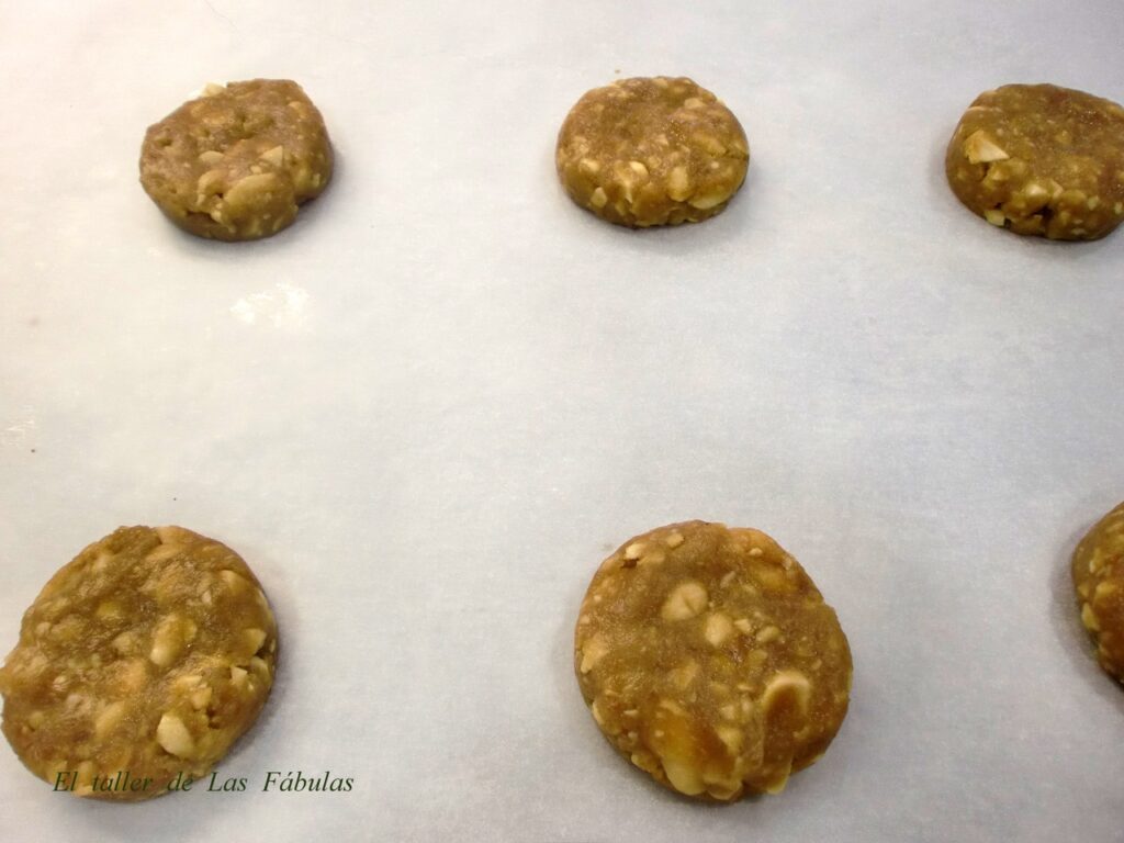 Galletas con cacahuetes salados - Tutorial