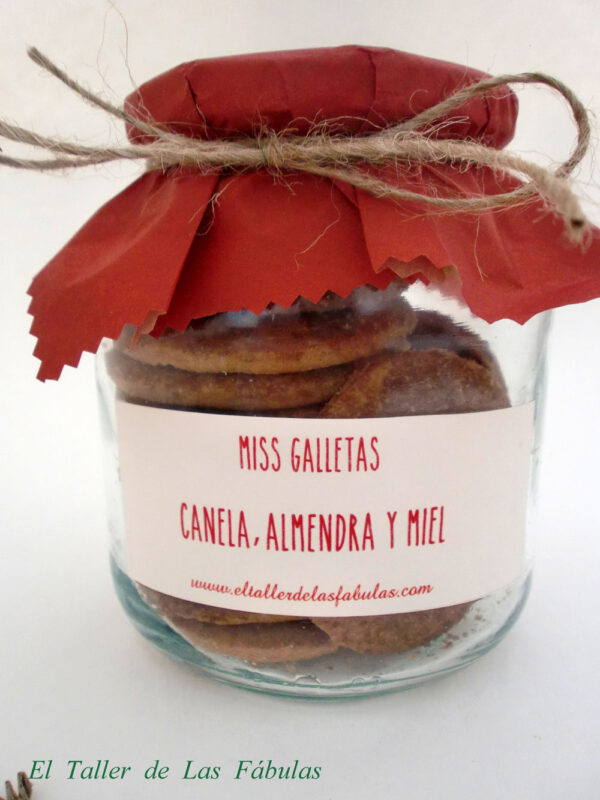 Miss galletas, canela, almendra y miel