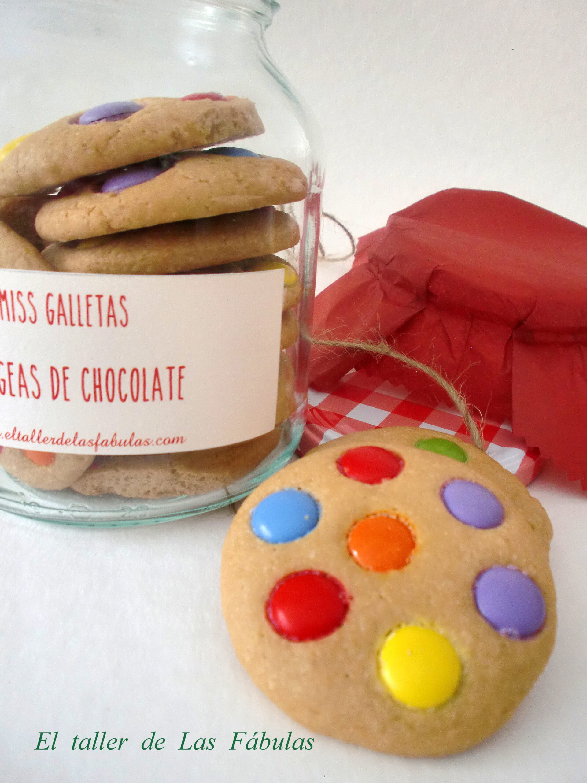 Miss galletas, grageas de chocolate - Imagen 3