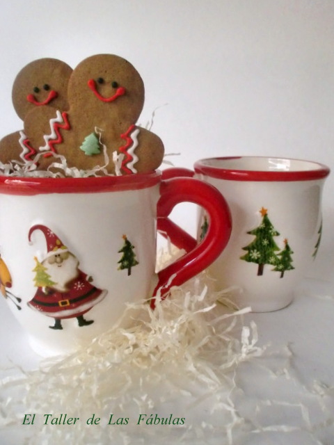 Taza de Navidad con galletas Gingerman - Imagen 7