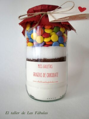 Cookies con grageas de chocolate