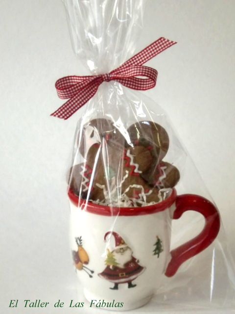 Taza de Navidad con galletas Gingerman - Imagen 2