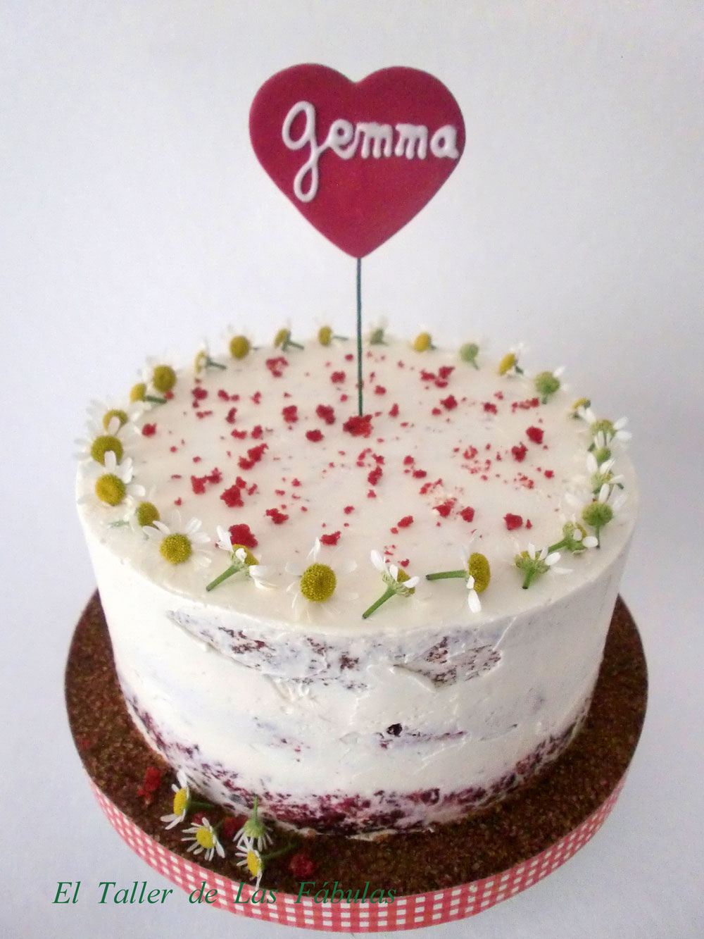 Red velvet de remolacha y crema de "recuit de Fonteta"