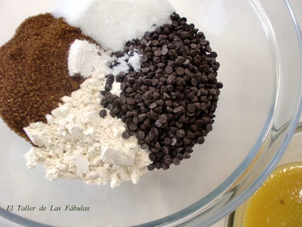 Galletas con pepitas de xocolate - Tutorial