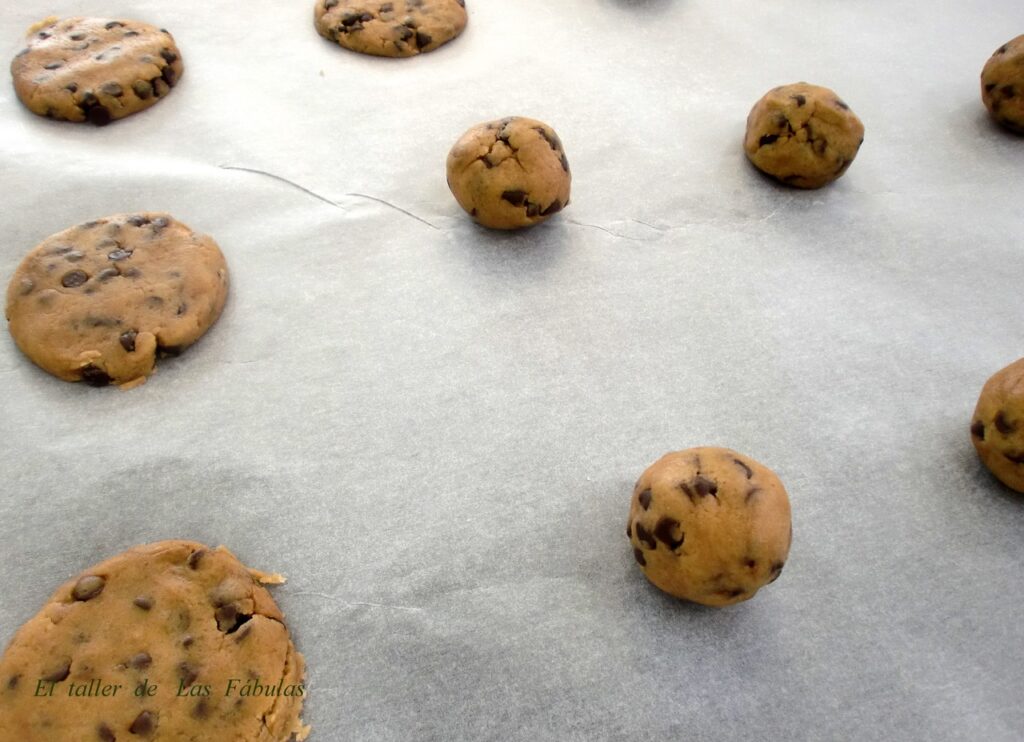 Galletas con pepitas de xocolate - Tutorial