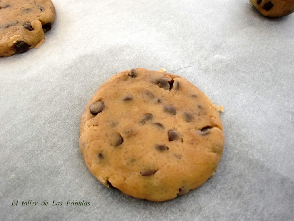 Galletas con pepitas de xocolate - Tutorial