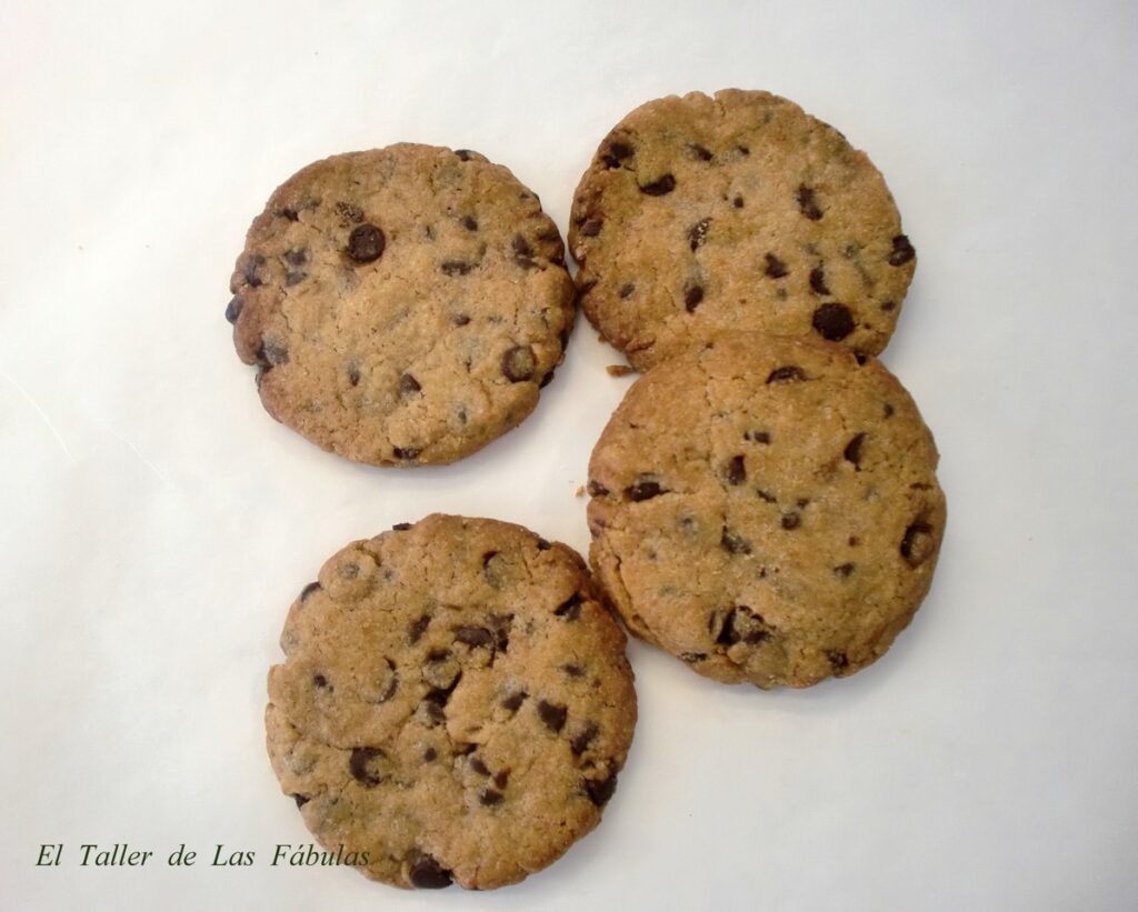 Galletas con pepitas de xocolate - Tutorial